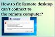 RESOLVED Remote Desktop Error Code 0x104 and 0x204 in